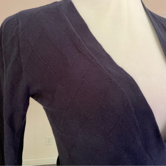 Old Navy argyle wrap sweater cardigan - Picture 7 of 7